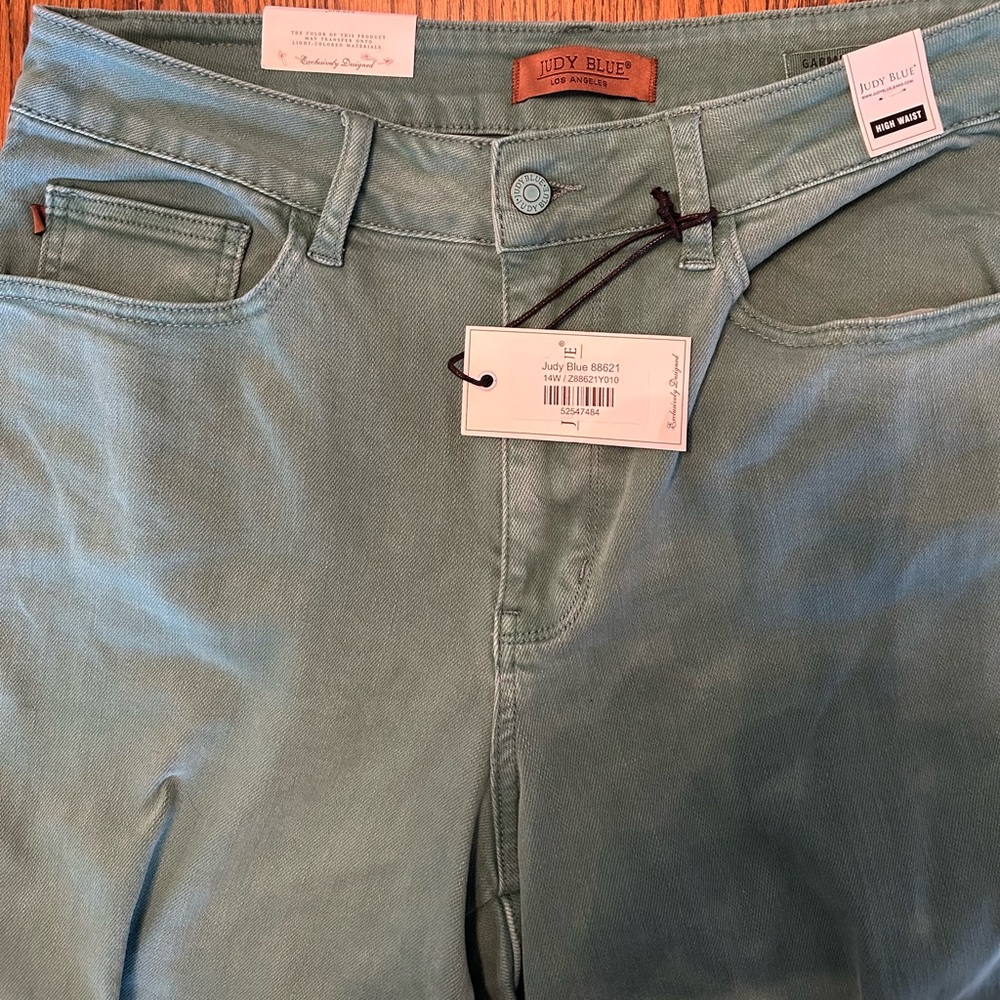 Judy Blue Sea Green Jeans